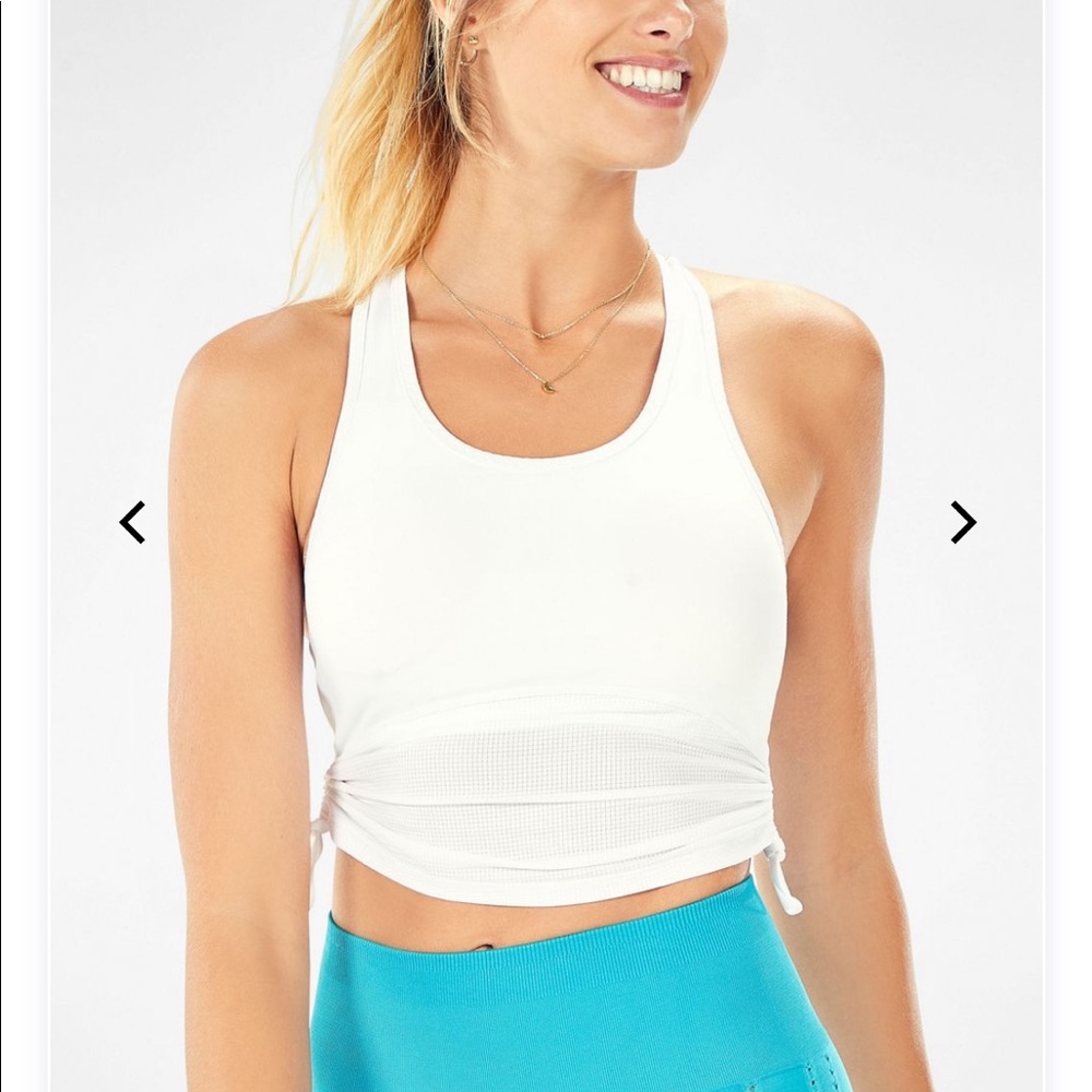 Fabletics Cashel Midi Logo Sports Bra